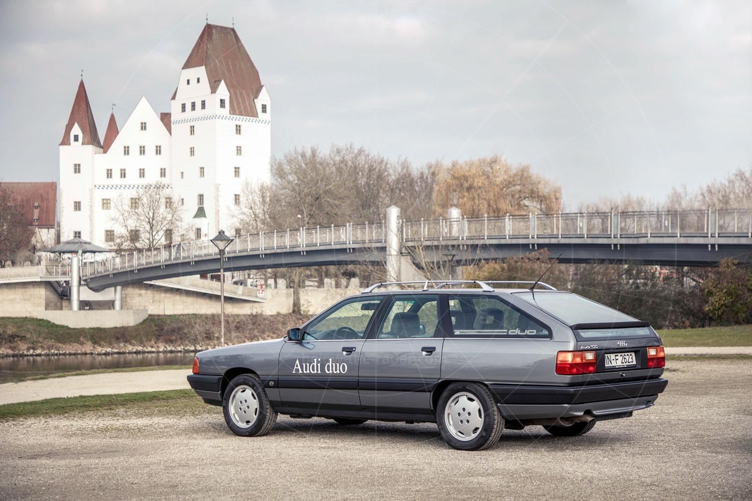 The original Audi 100 Duo plug-in hybrid