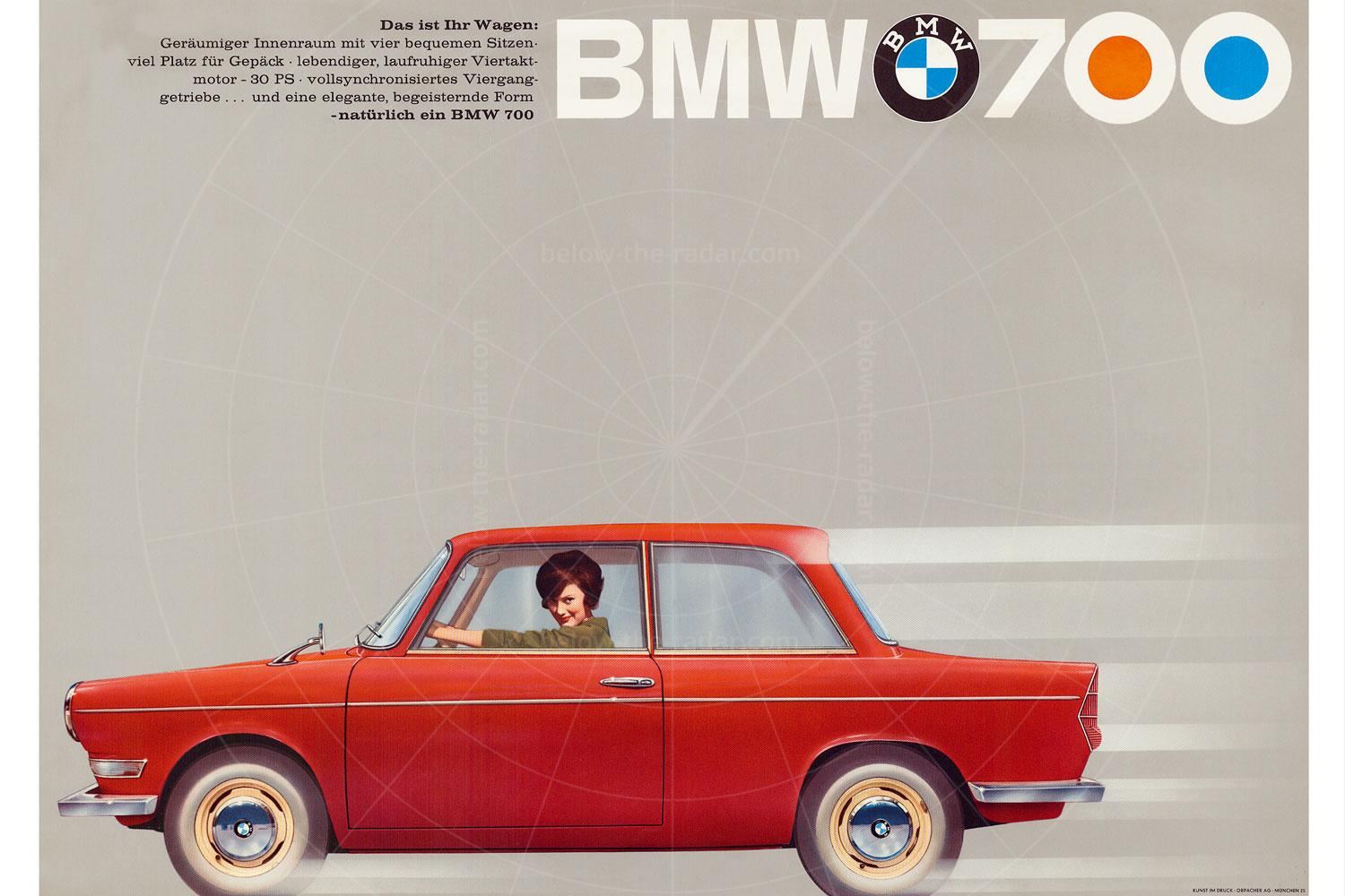 BMW 700 sales brochure